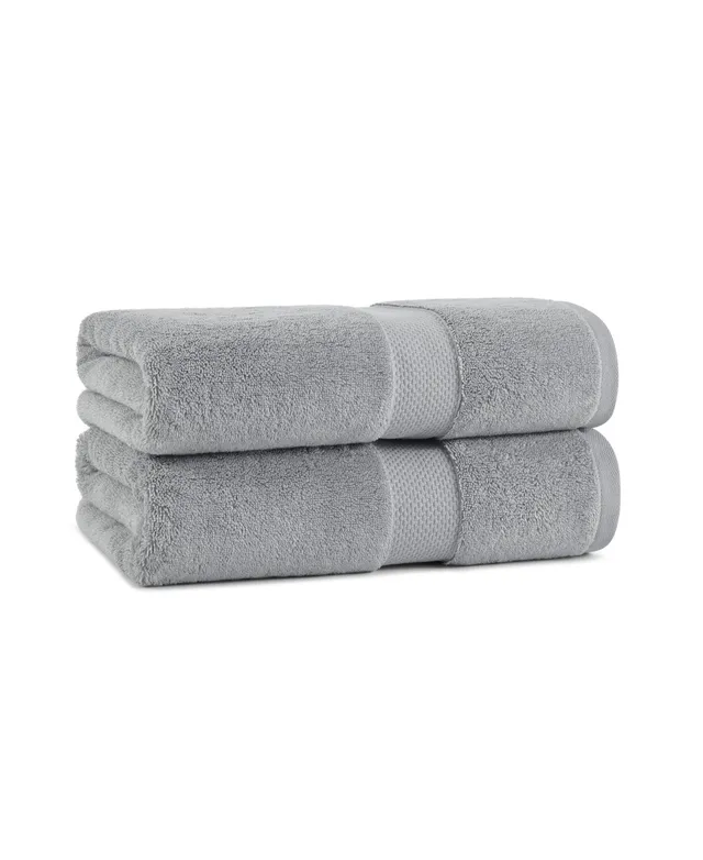 Aston and Arden Anatolia Turkish Bath Towels (2 Pack), 30x60, 600 gsm, Woven Linen-Inspired Dobby, Ring Spun Combed, Green