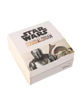 Disney Star Wars The Mandalorian Grogu Gold Plated Dangle Earrings, Officially Licensed