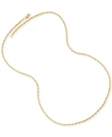 Rope Link 20" Chain Necklace in 14k Gold