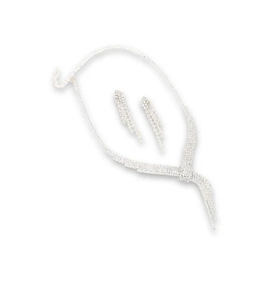Sohi Women's Silver Overlay Bling Jewelry Set