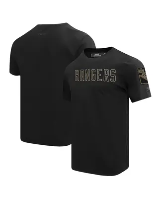 Men's Pro Standard Black New York Rangers Wordmark T-shirt