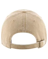 Men's '47 Brand Khaki Pittsburgh Penguins Earldor Clean Up Adjustable Hat