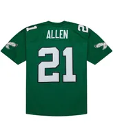 Men's Mitchell & Ness Eric Allen Kelly Green Philadelphia Eagles Legacy Replica Jersey