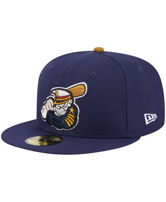 Men's New Era Navy Lake County Captains Theme Nights 20th Anniversary Alternate 1 59FIFTY Fitted Hat