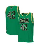 Men's Under Armour # Kelly Green Notre Dame Fighting Irish Replica Basketball Jersey