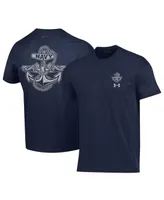 Men's Under Armour Navy Midshipmen Silent Service Anchor T-shirt