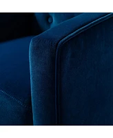 Modern Tufted Back Velvet Accent Chair for Living Room Bedroom