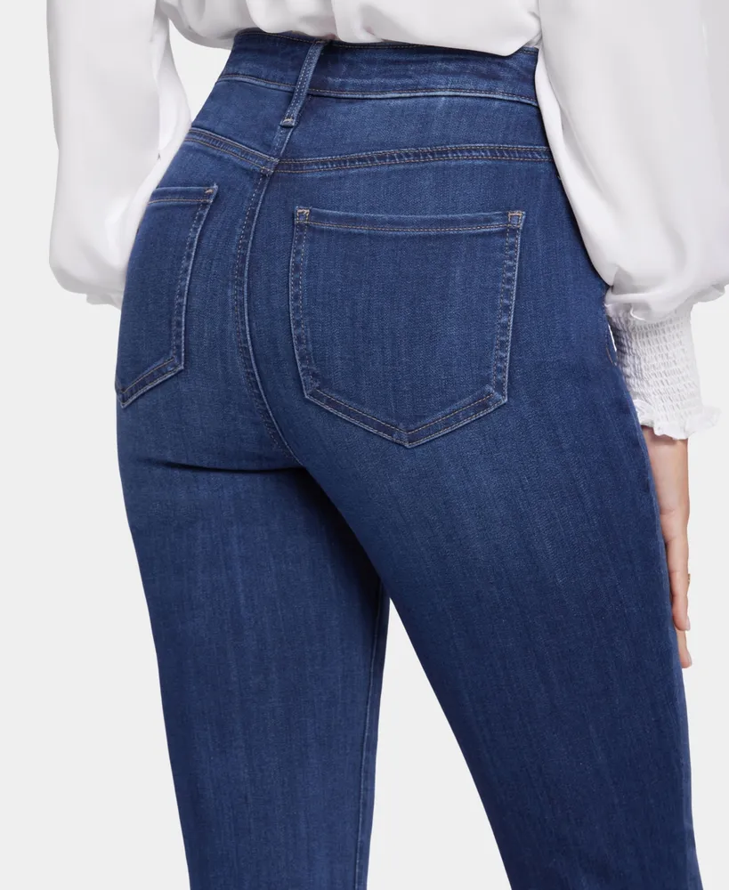 Nydj Women's High Rise Billie Mini Bootcut Jeans