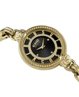 Versus Versace Women's Les Docks Two Hand Gold-Tone Stainless Steel Watch 36mm