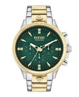 Versus Versace Men's Chrono Lion Modern Multifunction Two-Tone Stainless Steel Watch 45mm - Two