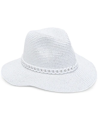 I.n.c. International Concepts Women's Chunky Chain Panama Hat, Created for Macy's