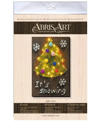 Creative Cross Stitch Kit/String Art Christmas tree - Assorted Pre