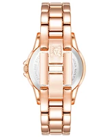 Anne Klein Women's Quartz Rose Gold-Tone Alloy Watch, 30mm - Rose Gold