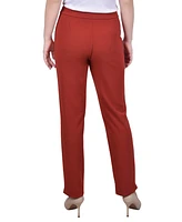 Ny Collection Women's Scuba Crepe Ankle Pants