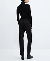 Mango Women's Straight Suit Pants