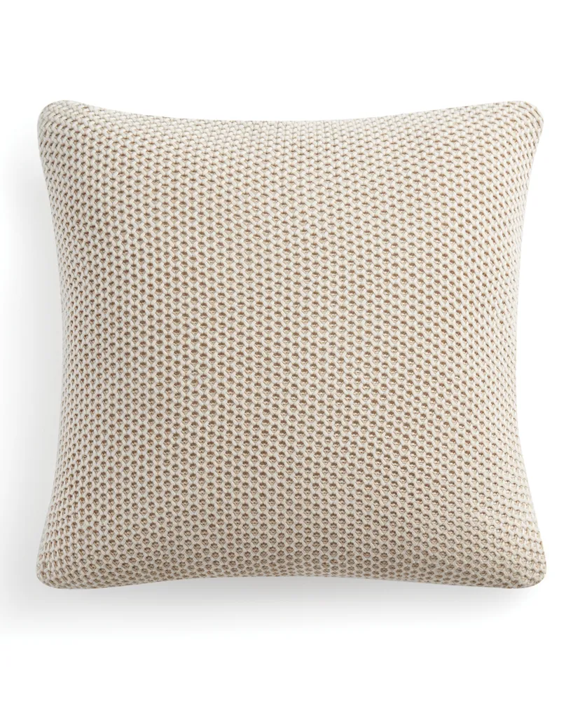 Dkny Pure Honeycomb Cotton Decorative Pillow, 20" x 20"