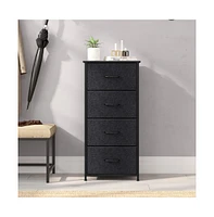 Marley 4 Drawer Storage Dresser With Cast Iron Frame
