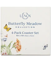 Lenox Butterfly Meadow Garden Cork Coasters, Set of 4