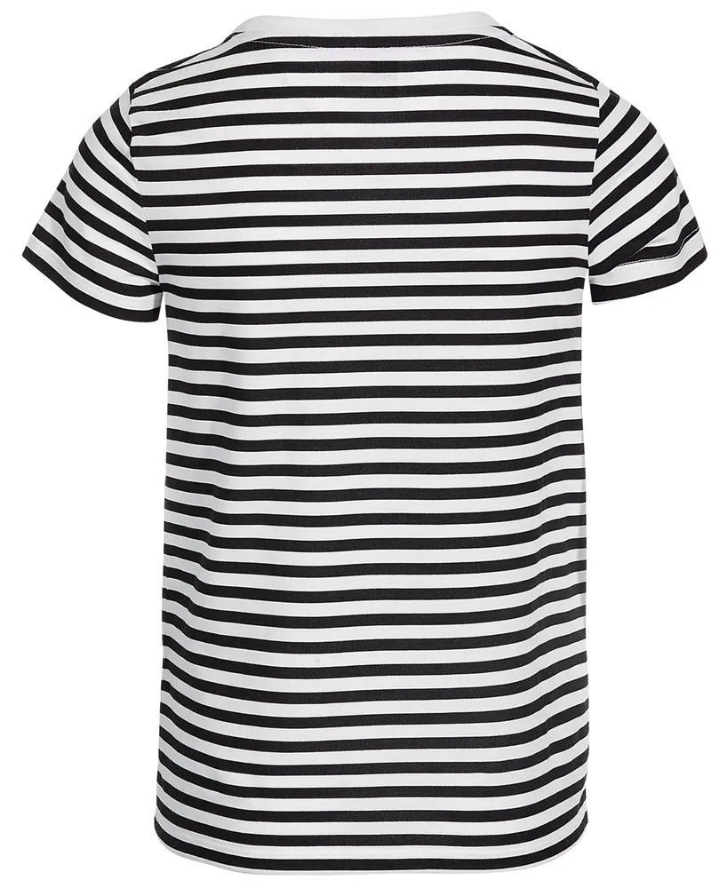 Epic Threads Big Girls Smile Graphic Striped T-Shirt, Created for Macy's