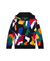 Polo Ralph Lauren Toddler and Little Boys Abstract Double-Knit Full-Zip Hooded Sweatshirt