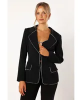 Women's Shiloh Crystal Embellished Blazer