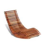 Rocking Sun Lounger Acacia Wood