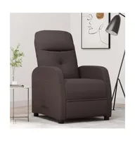 Recliner Dark Brown Fabric