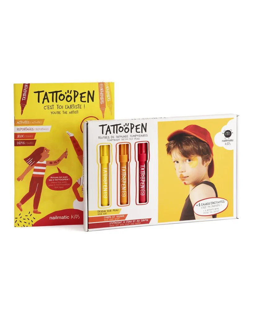 BITONA Multicolor Art Box Sketch And Sparkle Tattoo Pens With Stencils, For  Sketching at Rs 200/pack in New Delhi