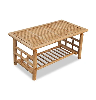 Coffee Table Bamboo 35.4"x19.7"x17.7"