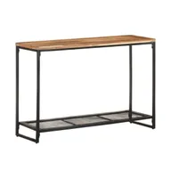 Console Table 43.3"x13.8"x29.5" Solid Acacia Wood