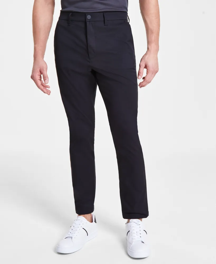 Calvin Klein Men's Athletic Slim-Fit Stretch Chinos