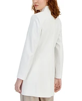 Tahari Asl Women's Star-Collar Topper Jacket