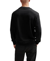 Boss by Hugo Boss Men's Rubber-Print Logo Relaxed-Fit Sweatshirt