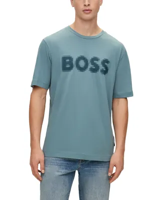Boss by Hugo Boss Men's Logo Artwork Relaxed-Fit T-shirt