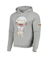 Men's and Women's Freeze Max Heather Gray Rugrats Tommy Football Pullover Hoodie