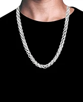 Blackjack Men's Wheat Link 24" Chain Necklace in Stainless Steel