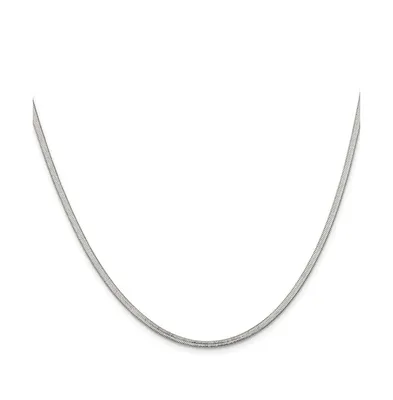Chisel Stainless Steel 2.3mm Herringbone Chain Necklace