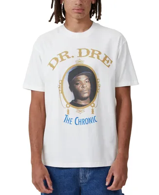 Cotton On Men's Premium Loose Fit Music T-shirt - Vintage White, Dr. Dre