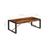 Coffee Table 47.2"x23.6"x15.7" Solid Sheesham Wood