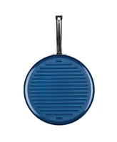 Farberware Style Aluminum Nonstick 11.25" Cookware Deep Round Grill Pan