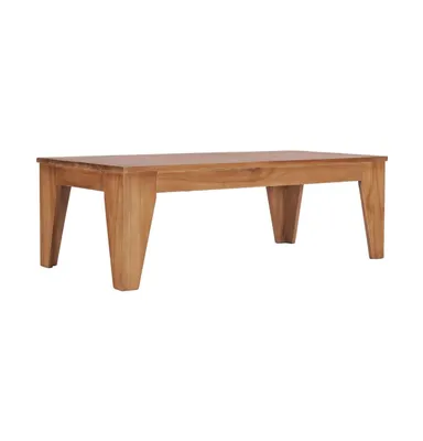 Coffee Table 47.2"x23.6"x15.7" Solid Teak Wood