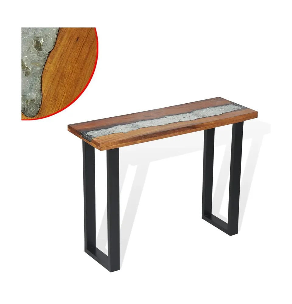 Console Table Teak 39.4"x13.8"x29.5"