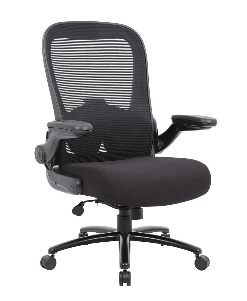 Boss Office Products 43.5-46.5" Polyester Mesh Heavy Duty Chair