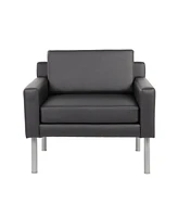 Boss Office Products 31" Vinyl Modern Transitional Lounge Chair