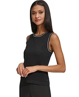 Karl Lagerfeld Paris Women's Knit Tank Top