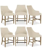 Nelin 6pc Counter Height Chair Set