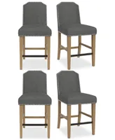 Hinsen 4pc Counter Height Chair Set