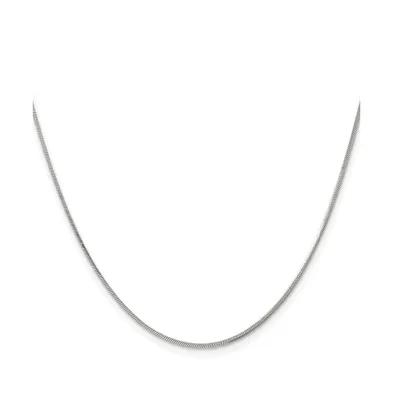Chisel Stainless Steel 1.2mm Square Snake Chain Necklace