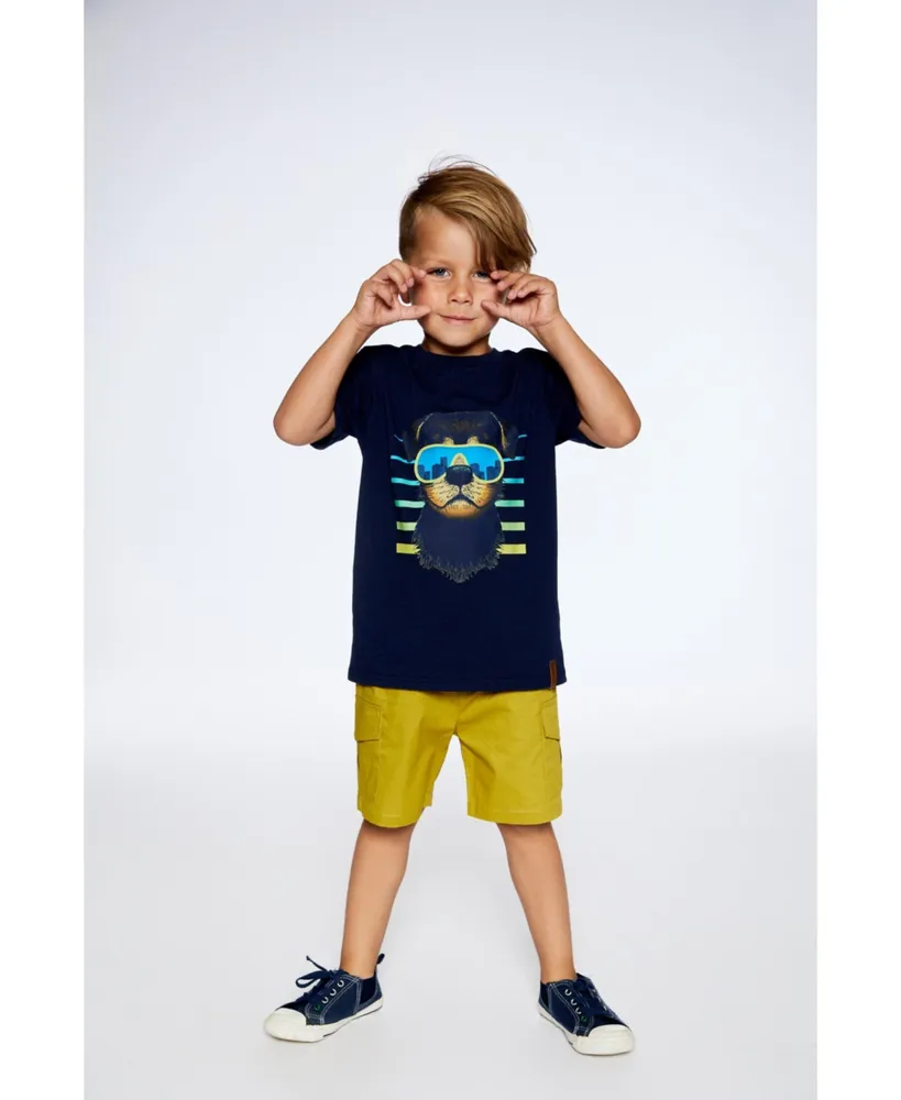 Boy T-Shirt With Print Navy