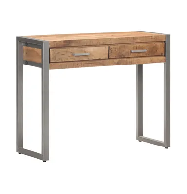 Console Table 37.4"x13.8"x29.5" Solid Mango Wood